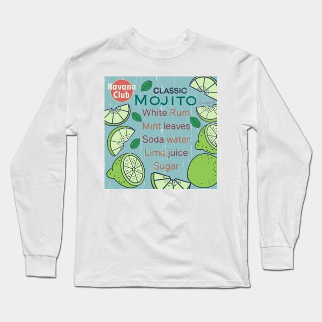 Mojito Long Sleeve T-Shirt by EV Visuals